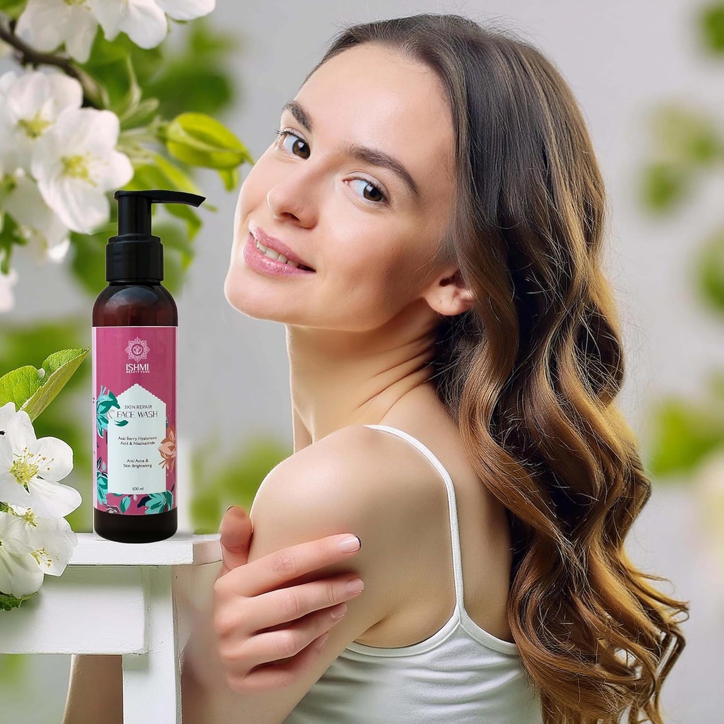 Ishmi Skin Repair Face Wash | Acai Berry, Niacinamide & Hyaluronic Acid