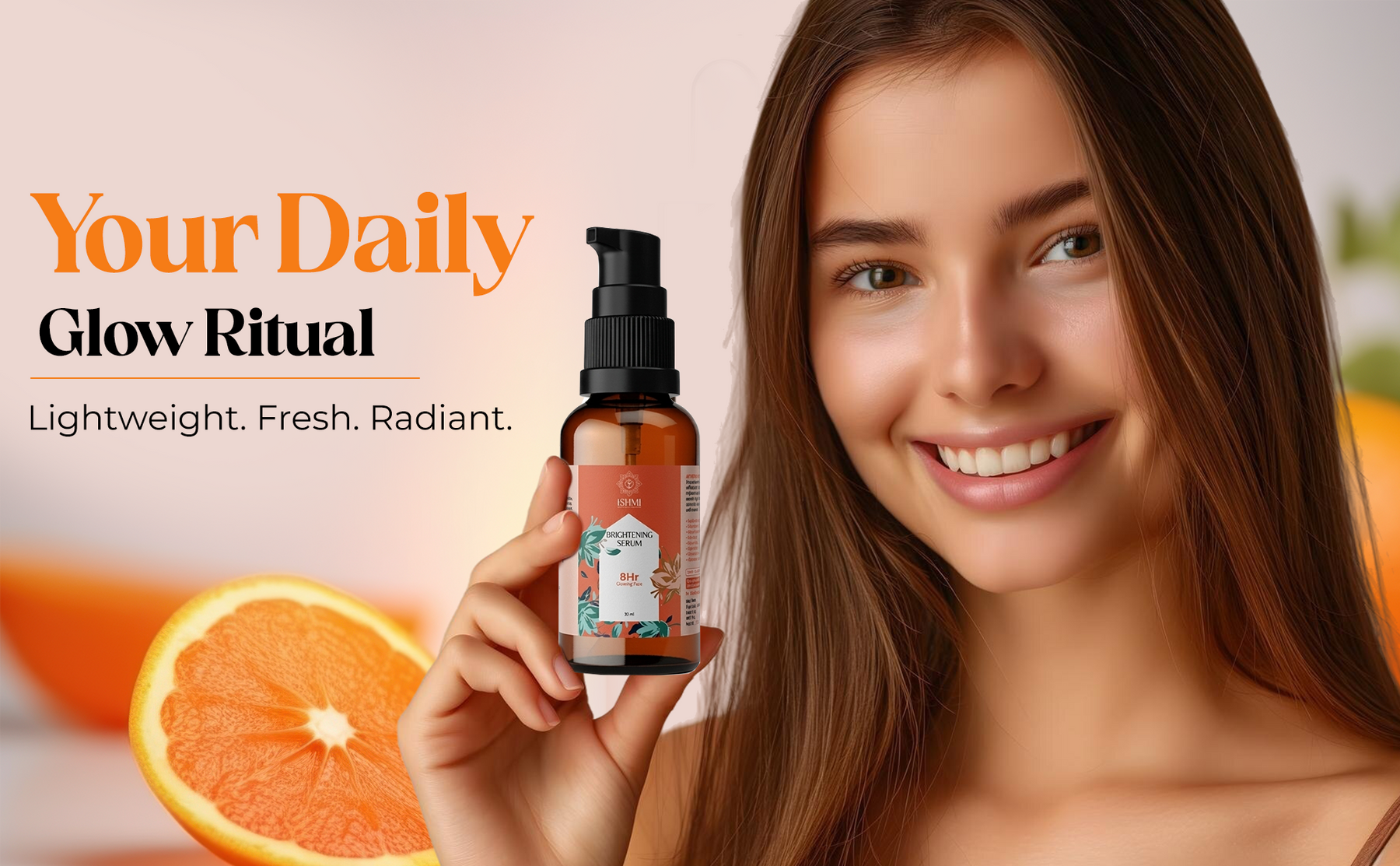 Ishmi Organic Vitamin C Face Serum | Brightening & Hydrating Face Serum