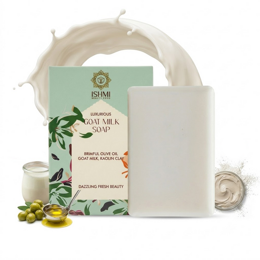 Ishmi Pure Glow Goat Milk & Kaolin Clay Handmade Soap