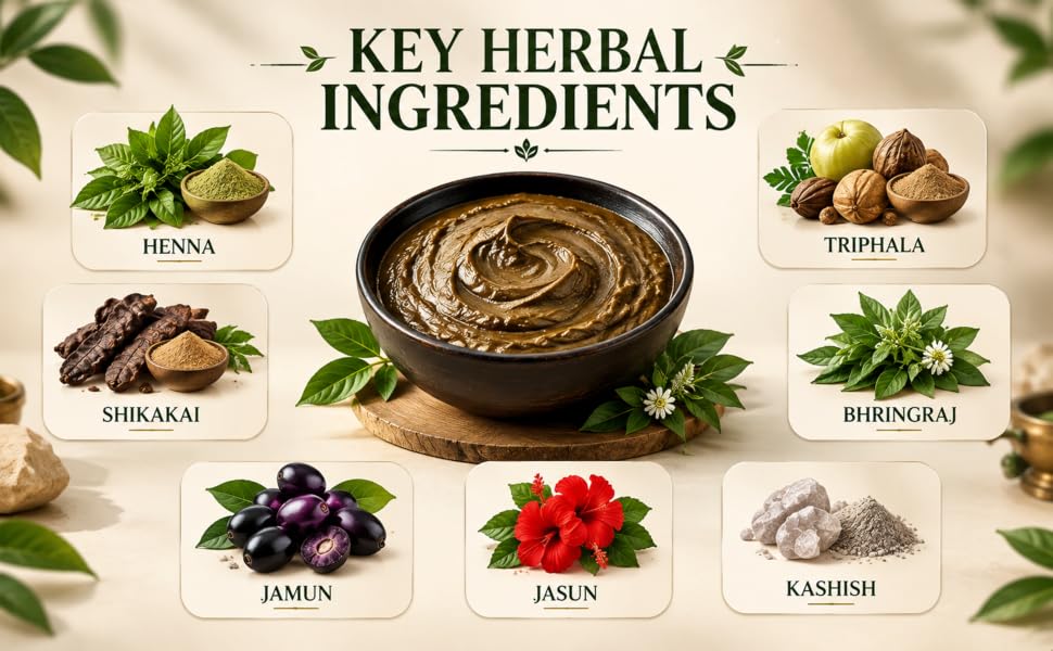 Ishmi Herb Rich Henna Hair Colour – 200g