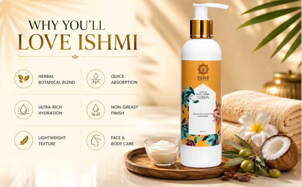 Ishmi Ultra Rich Moisturizing Lotion | Deep Hydration For Face & Body