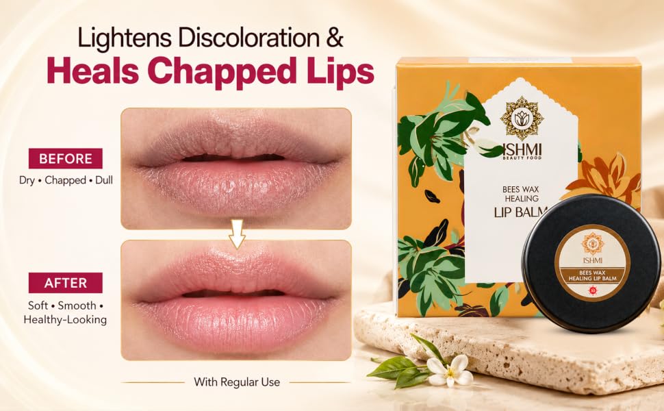 Ishmi Bees Wax Healing Lip Balm | Deep Moisturizing Lip Care