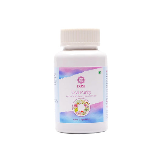 Ishmi Oral Purity Ayurvedic Tooth Powder | Herbal Oral Care & Fresh Breath