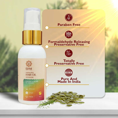 Ishmi Pumpkin Seed Hair Oil | Hair Growth & Hair Fall Control