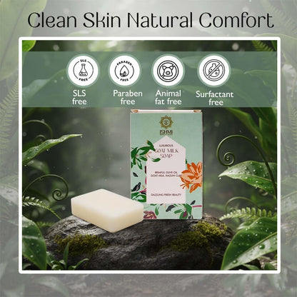 Ishmi Pure Glow Goat Milk & Kaolin Clay Handmade Soap