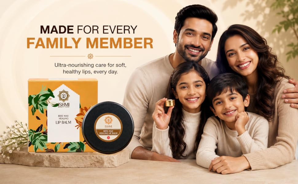 Ishmi Bees Wax Healing Lip Balm | Deep Moisturizing Lip Care