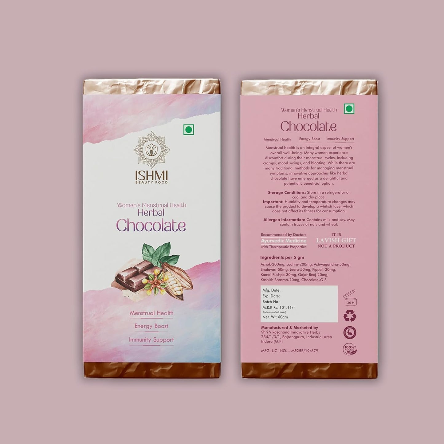 Ishmi Daily Wellness Herbal Chocolate
