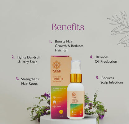 Ishmi Pumpkin Seed Hair Oil | Hair Growth & Hair Fall Control