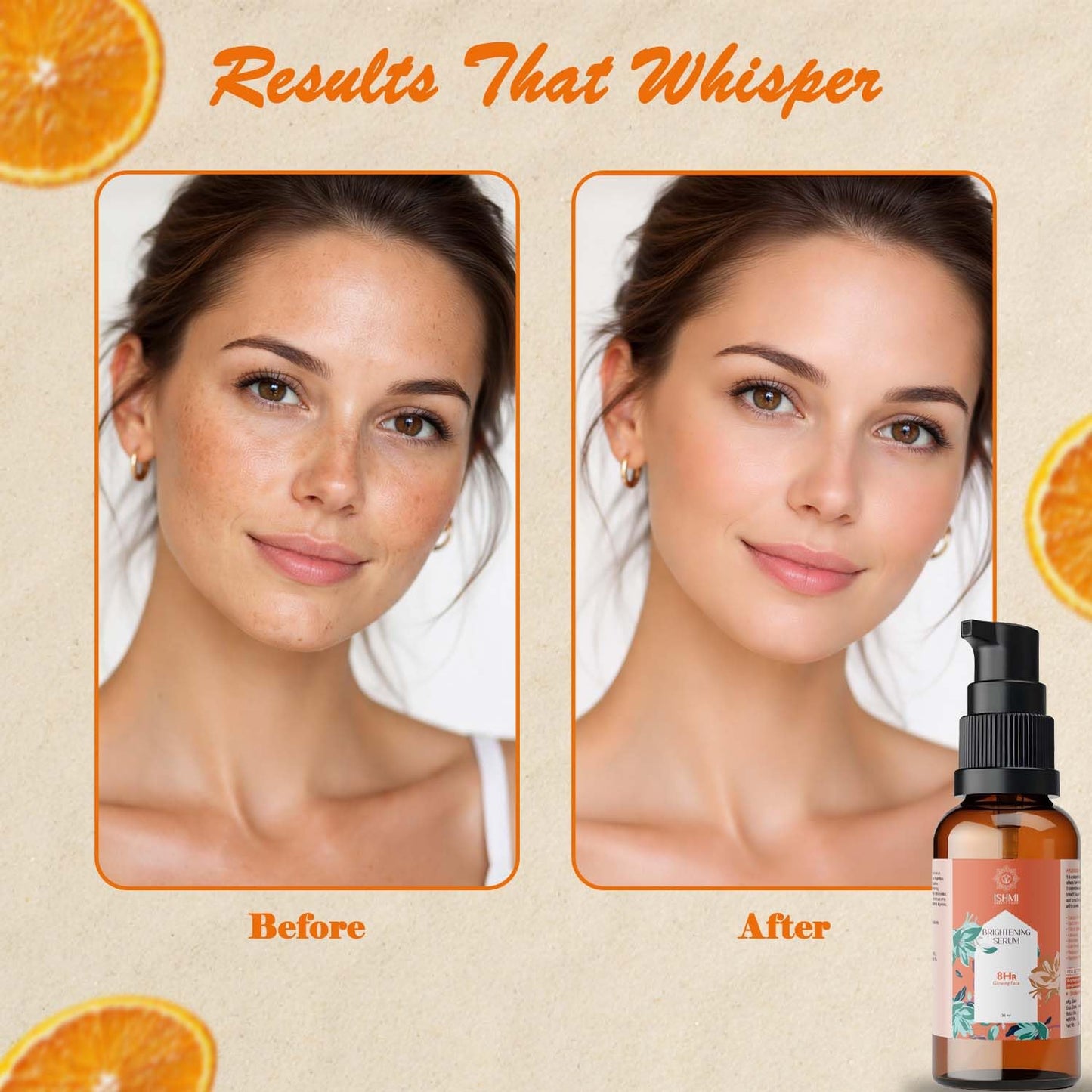 Ishmi Organic Vitamin C Face Serum | Brightening & Hydrating Face Serum