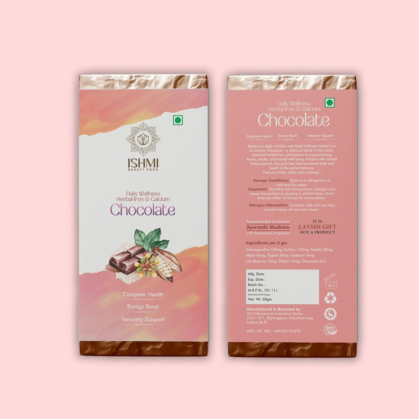 Ishmi Daily Wellness Herbal Chocolate