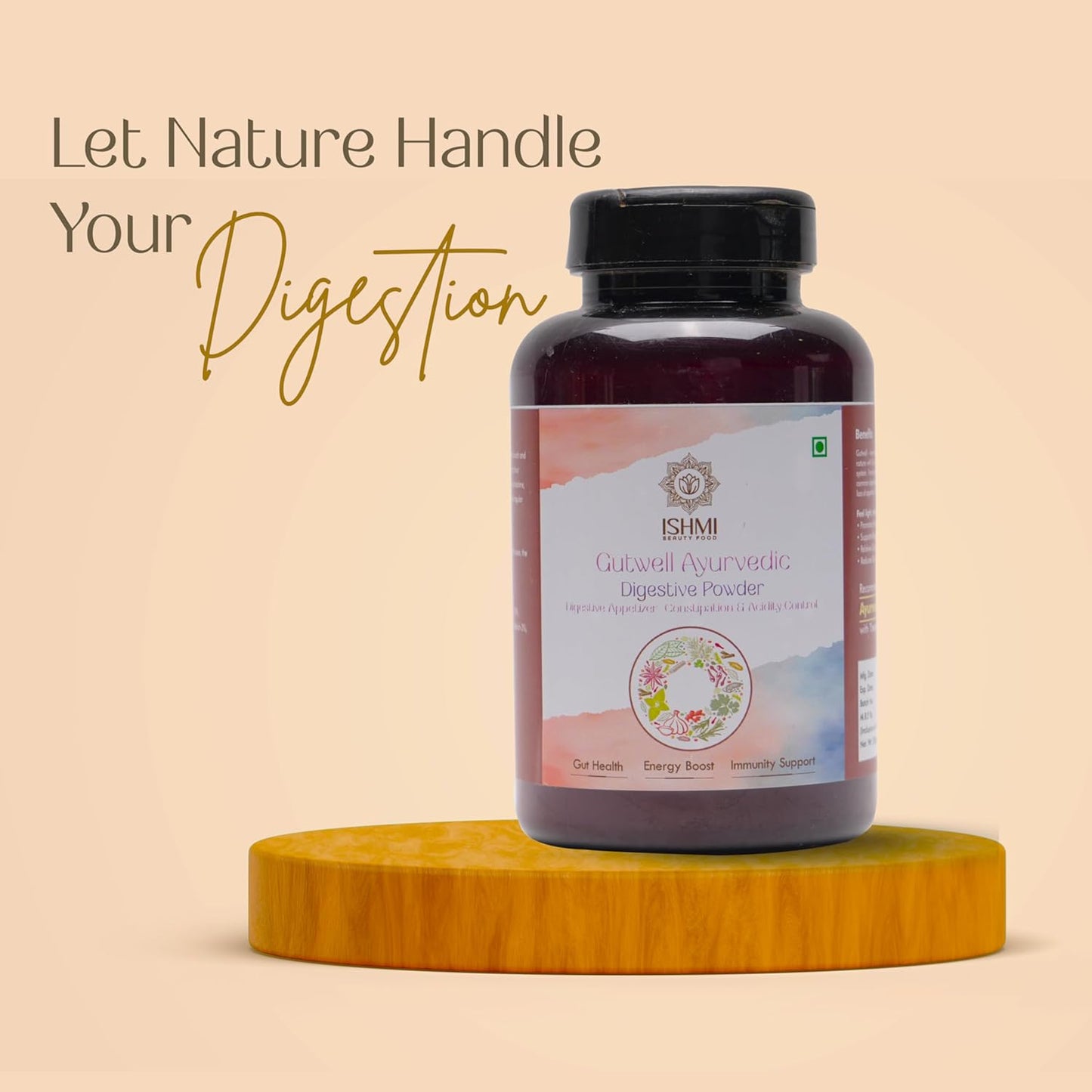 Ishmi Gutwell Ayurvedic Digestive Powder | Digestive & Gut Health Support