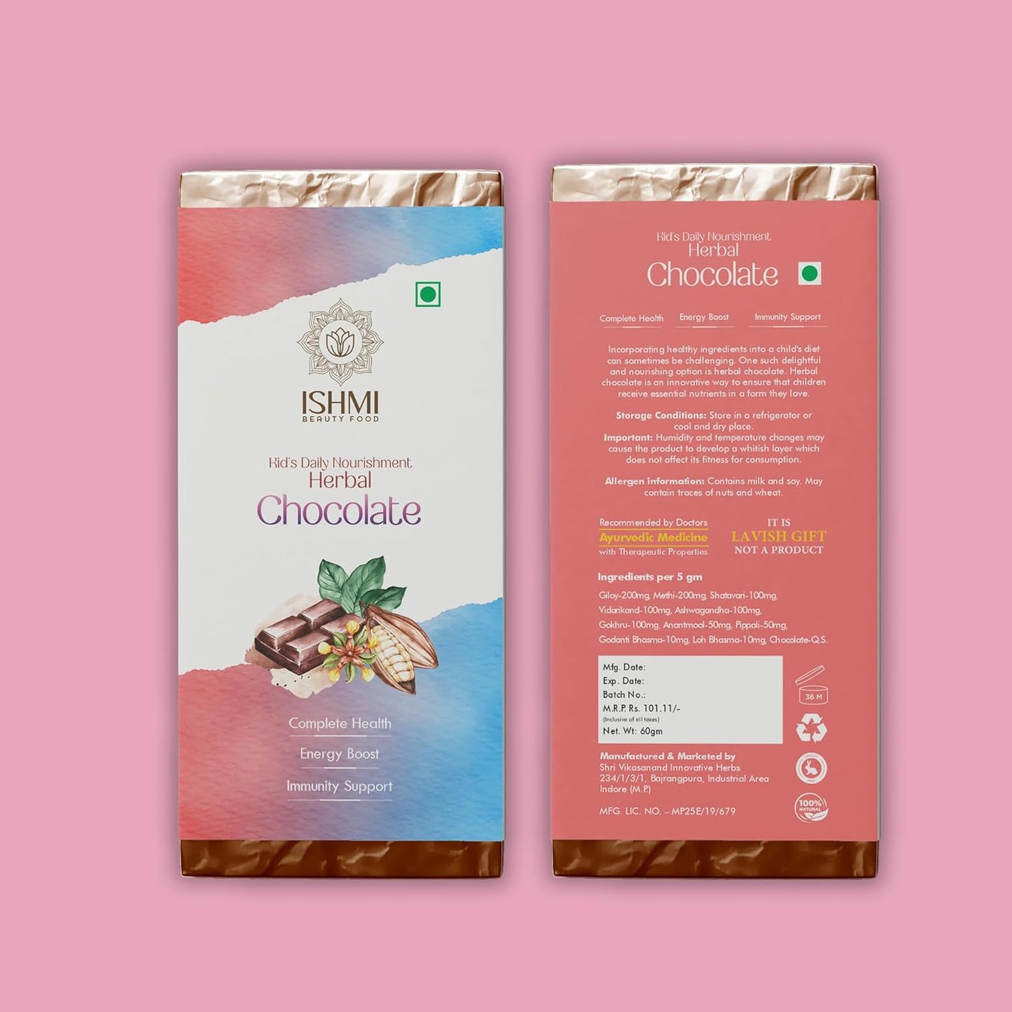 Ishmi Daily Wellness Herbal Chocolate