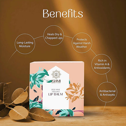 Ishmi Bees Wax Healing Lip Balm | Deep Moisturizing Lip Care