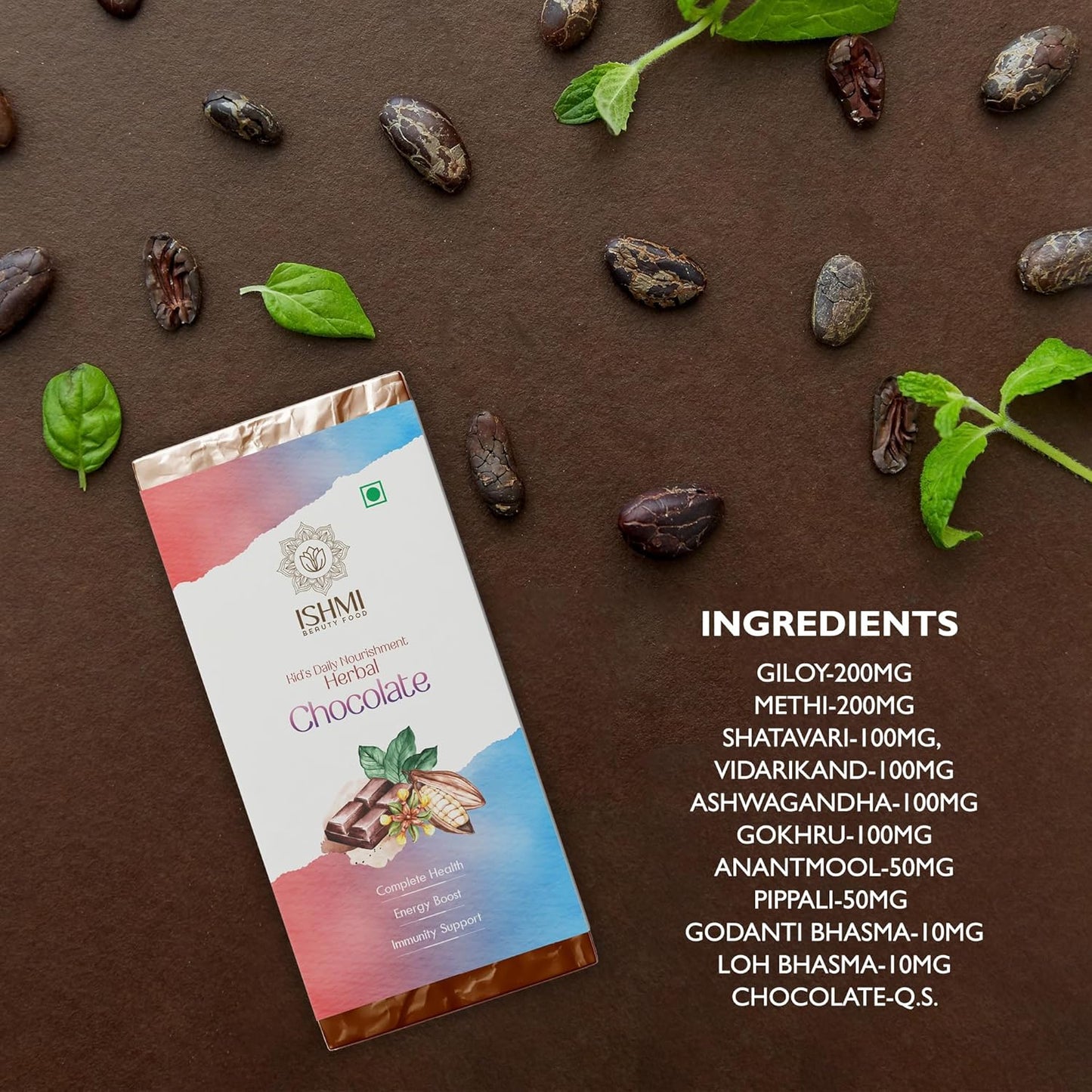 Ishmi Daily Wellness Herbal Chocolate