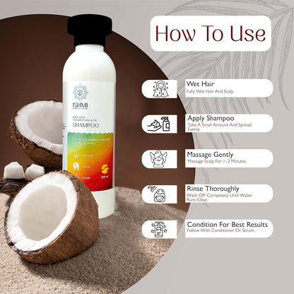 Ishmi Root Lock Shampoo | Hair Fall Control & Root Strengthening