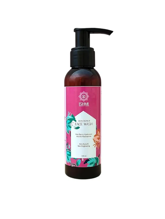 Ishmi Skin Repair Face Wash | Acai Berry, Niacinamide & Hyaluronic Acid