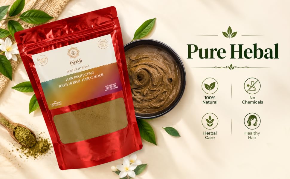 Ishmi Herb Rich Henna Hair Colour – 200g